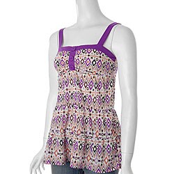 Self Esteem Junior's Print Sleeveless Shirt