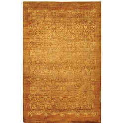 Persian Hand-knotted Majestic Bronze Rug (6' x 9')