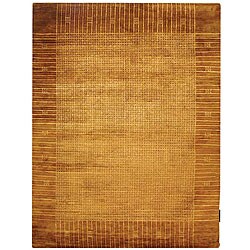 Pakistani Hand-knotted Gold Ancestry Rug (8' x 10')