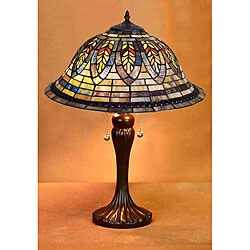 Tiffany-style Stained Glass Table Lamp