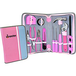 Women's Pink 11-piece Tool Set