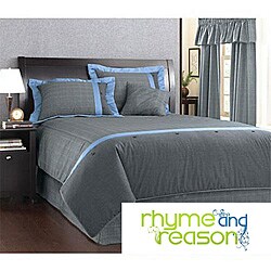 Menswear Plaid 6-piece Comforter Set