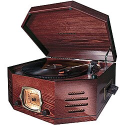 Crosley CR70 Cherry Entertainment Center