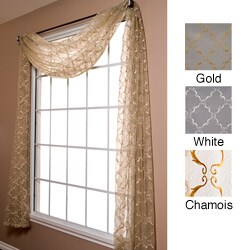 Trellis 6-yard Scarf Valance