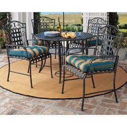 Five-piece Wrought Iron Patio Set