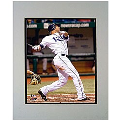Carlos Pena Tampa Rays 11x14 Matted Photo