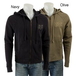 Rifle Men's Full Zip Lion Print Hoodie