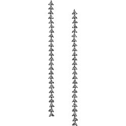 18k White Gold 1 1/2ct TDW Diamond Earrings (G-H-I, SI)