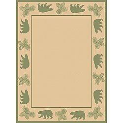 Alexa Bear Trail Patio Outdoor Rug (5'3 x 7'6)
