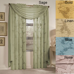 Valentina Solid Rod Pocket 108-inch Curtain Panel