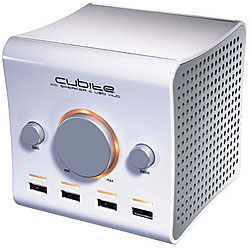 Boynq 841905 Cubite PC Speaker and USB Hub