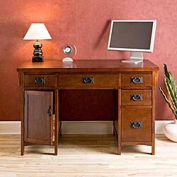Freeman Brown Mahogany Computer Desk