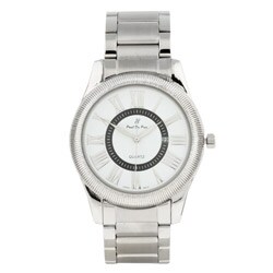 Paul Du Pree Steel Men's White Dial Watch