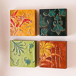 Florentine Wall Plaque (Set of 4)