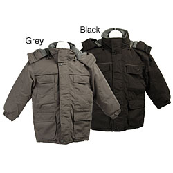 Totes Boy's 6-pocket Brushed Microfiber Parka