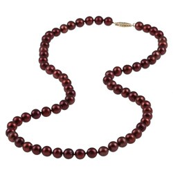 Cultured Red Freshwater Pearl Strand (6-6.5 mm)