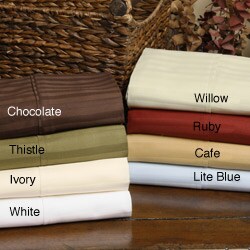 Regency 300 Thread Count Woven Stripe Duvet Cover Set