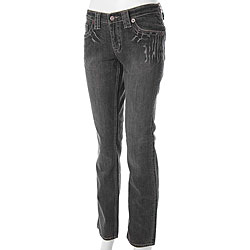 Yakum Junior's Embroidered 5-pocket Jeans