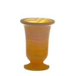 Handcrafted Alabaster Lotus Vase (Egypt)