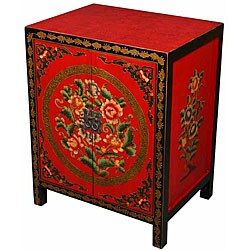 Hand-painted Tibetan Storage Cabinet