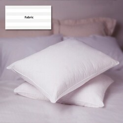 Cotton Plush Density Pillows (Set of 2)