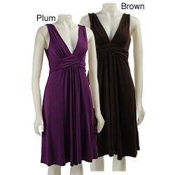 Curtsey Women's Empire V-neck Dress