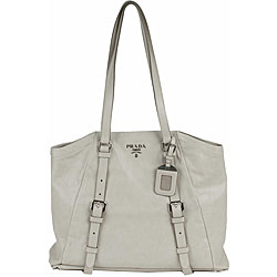 Prada Large Stone Grey 'New Look' Shopping Bag