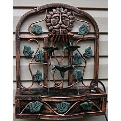 Sun God Wall Fountain