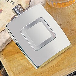 Stainless Steel Monogrammed Hip Flask