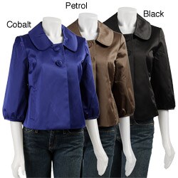 Live A Little Women's 2-button Cropped Jacket