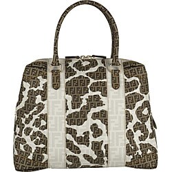 Fendi 'B Mix' Tobacco Zucca Large Tote