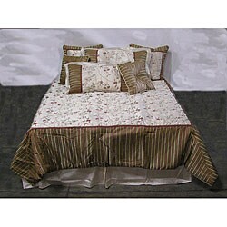 Strathmore Rose 4-piece Luxury King Comforter Set
