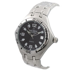 Helbros By Jules Jurgensen Men's Black Dial Watch