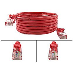 CAT5e350MHz UTP RJ45 Red 7-foot Cable