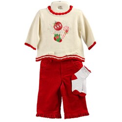 Baby Togs Newborn Girl's Sweater/ Pants Set