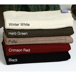 Himalaya Cashmere Cable Knit Throw