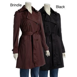 DKNY Double-breasted Fashion Rain/ Trench Coat