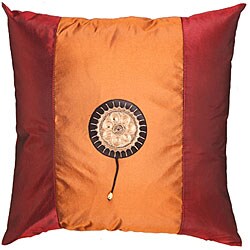 Tangerine/ Crimson Decorative Cushion Cover