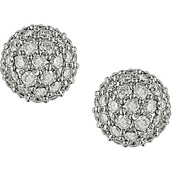 14k Gold 2ct TDW Diamond Ball-style Earrings
