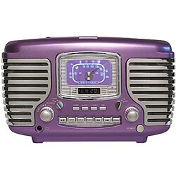 Crosley CR612-PR CD/ Radio Alarm Clock