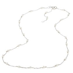14k Gold Cultured Freshwater Pearl Necklace (2-3mm)