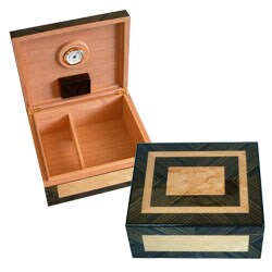 High-gloss Wood 50-cigar Humidor