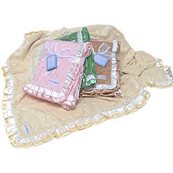 Babykins Minky Leaf Baby Blanket