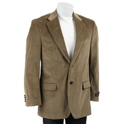 Adolfo Men's Tan Corduroy Blazer