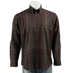 Alex Cannon Men's Long-sleeve Plaid Shirt