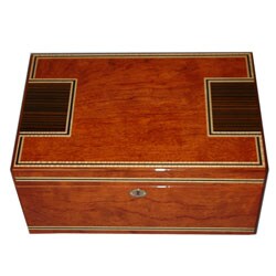 Brown High-gloss Cigar Humidor