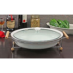 Oval Casserole Dish with Lid