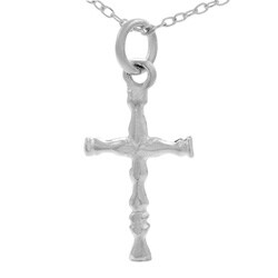 Sterling Silver Religious Cross Necklace