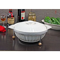 Round Covered Casserole Dish