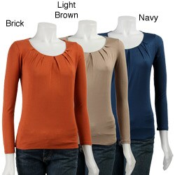 Tammy Mars Women's Long-sleeve Pleated Top